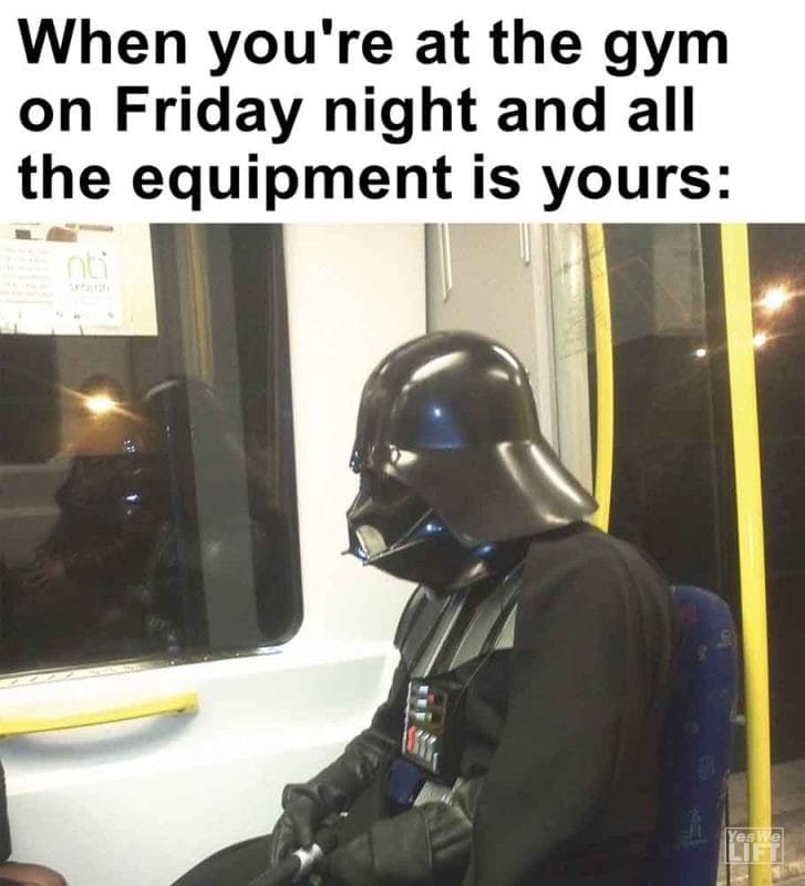 432 - When You're At The Gym On Friday Night And All The Equipment Is Yours
