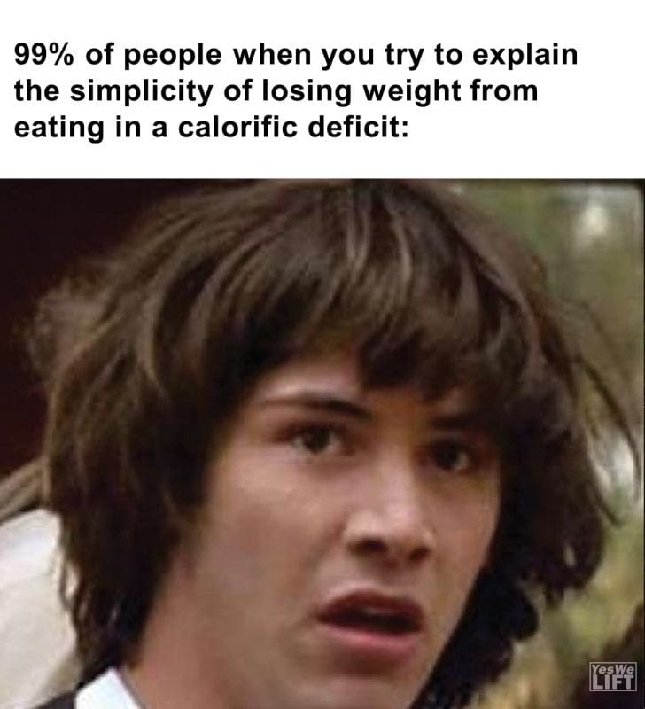 437 - 99 Of People When You Try To Explain The Simplicity Of Losing Weight From Eating In A Calorific Deficit