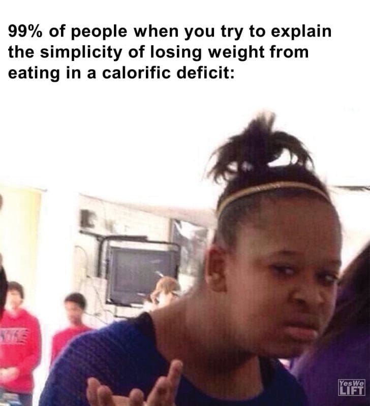 439 - 99 Of People When You Try To Explain The Simplicity Of Losing Weight From Eating In A Calorific Deficit