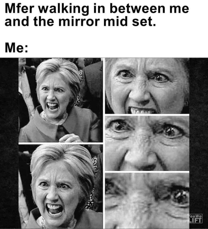 440 - Mfer Walking In Between Me And The Mirror Mid Set. Me