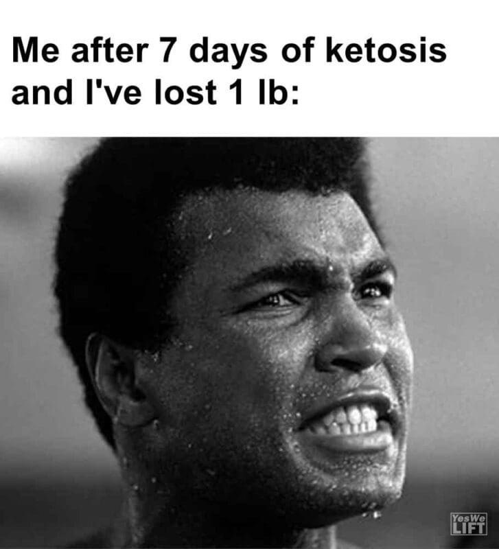 441   Me After 7 Days Of Ketosis And I've Lost 1 Lb