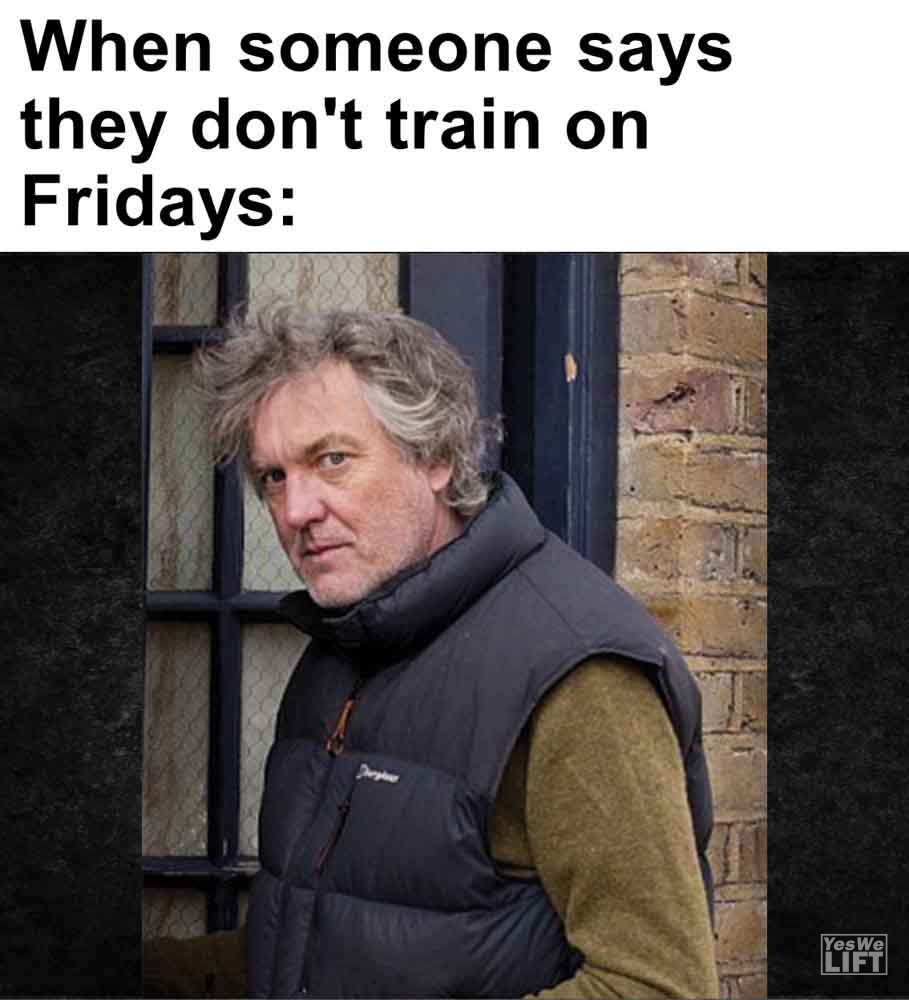 443   When Someone Says They Don't Train On Fridays