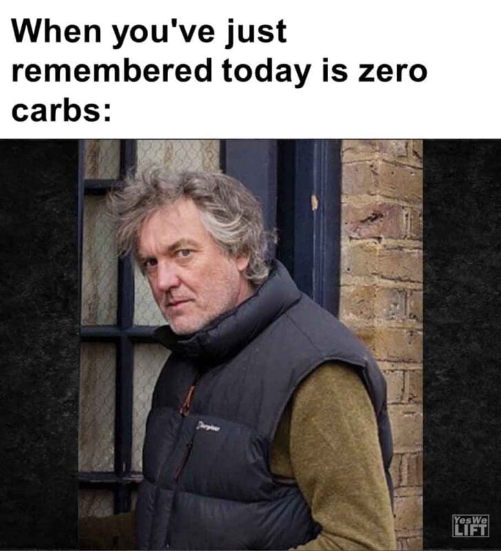443   When You've Just Remembered Today Is Zero Carbs