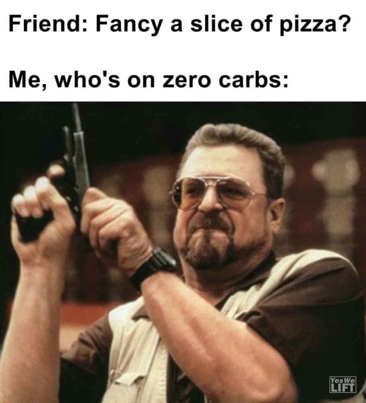 444 - Friend Fancy A Slice Of Pizza Me, Who's On Zero Carbs