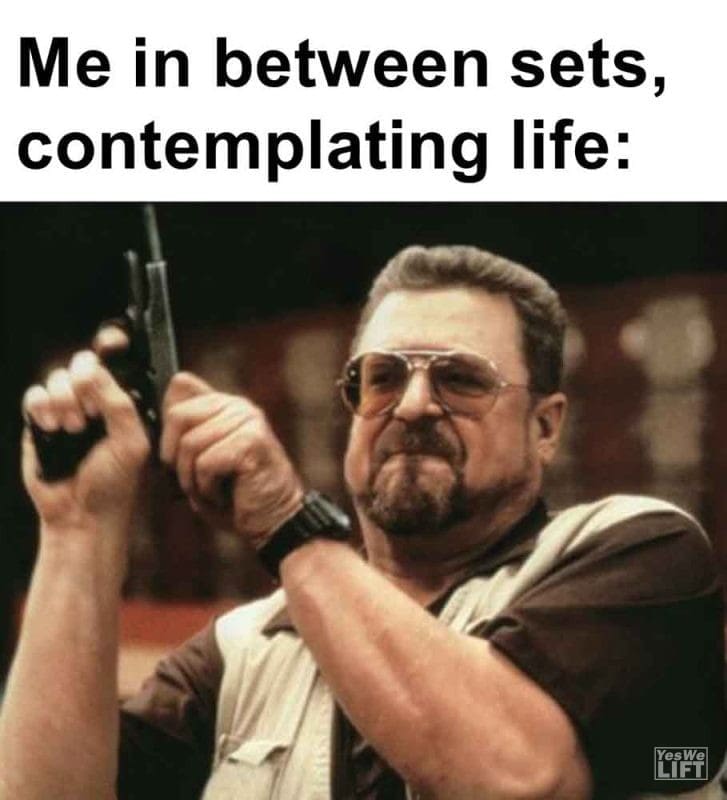 444 - Me In Between Sets, Contemplating Life