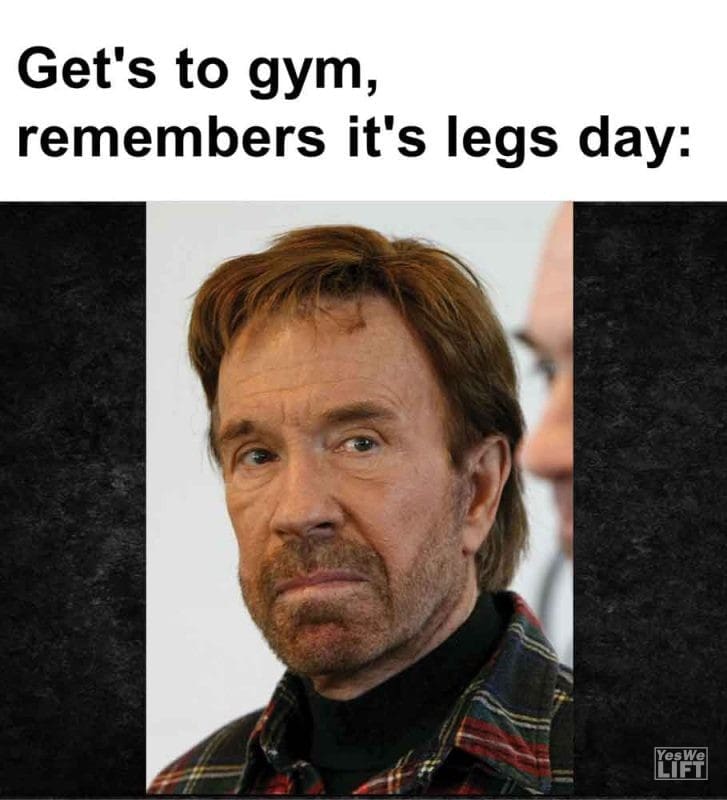 446 - Get's To Gym, Remembers It's Legs Day