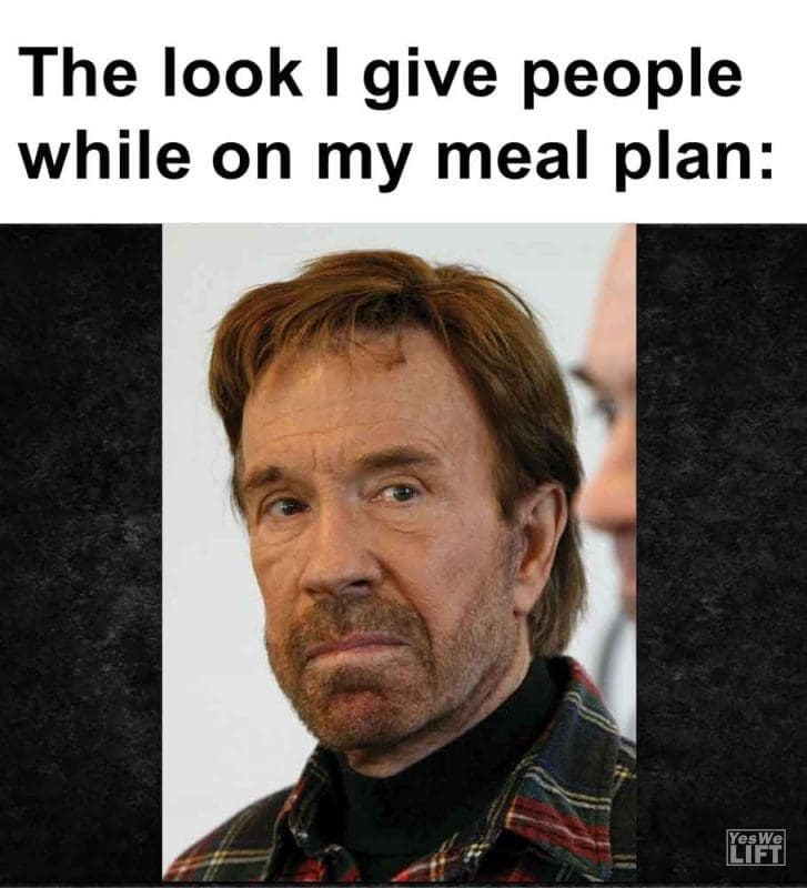 446 - The Look I Give People While On My Meal Plan