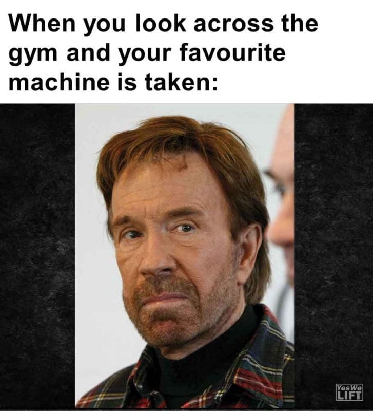 446 - When You Look Across The Gym And Your Favourite Machine Is Taken