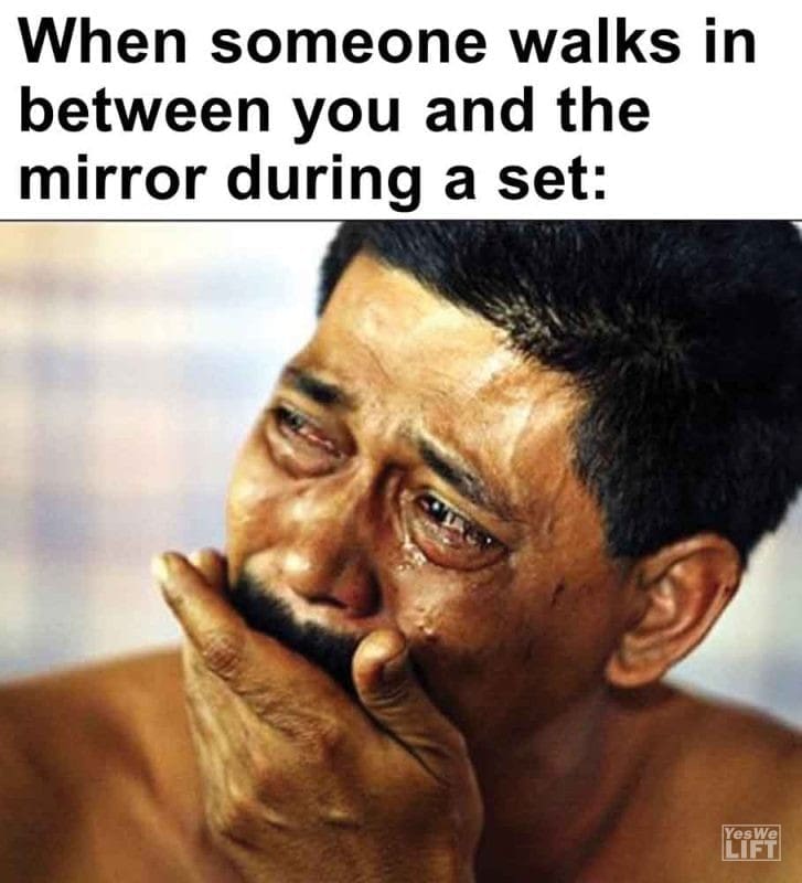 450 - When Someone Walks In Between You And The Mirror During A Set