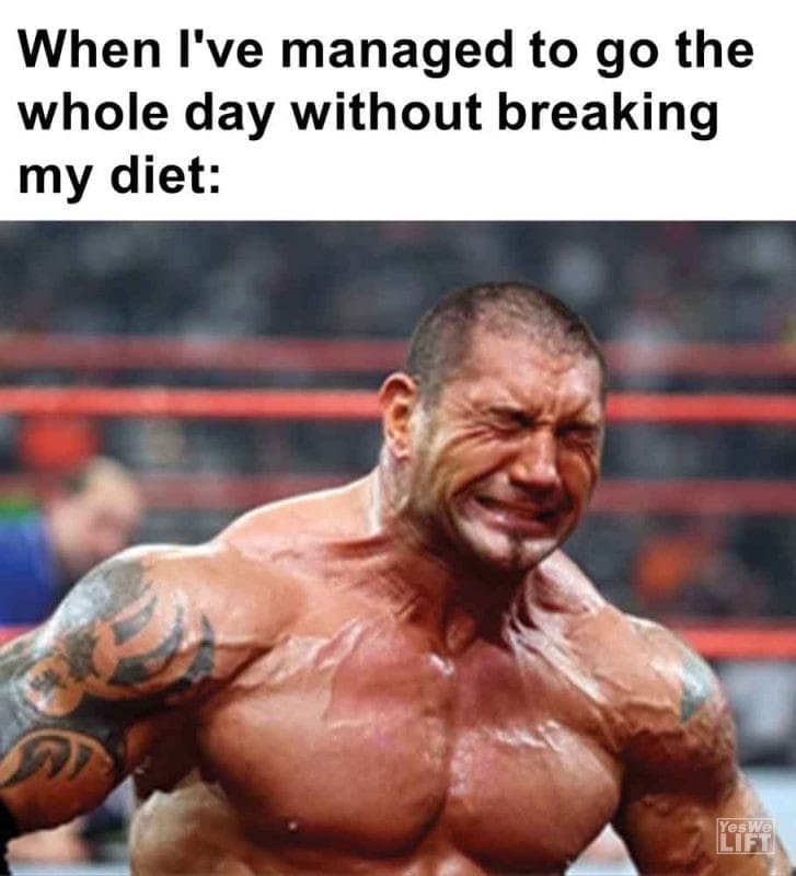451 - When I've Managed To Go The Whole Day Without Breaking My Diet