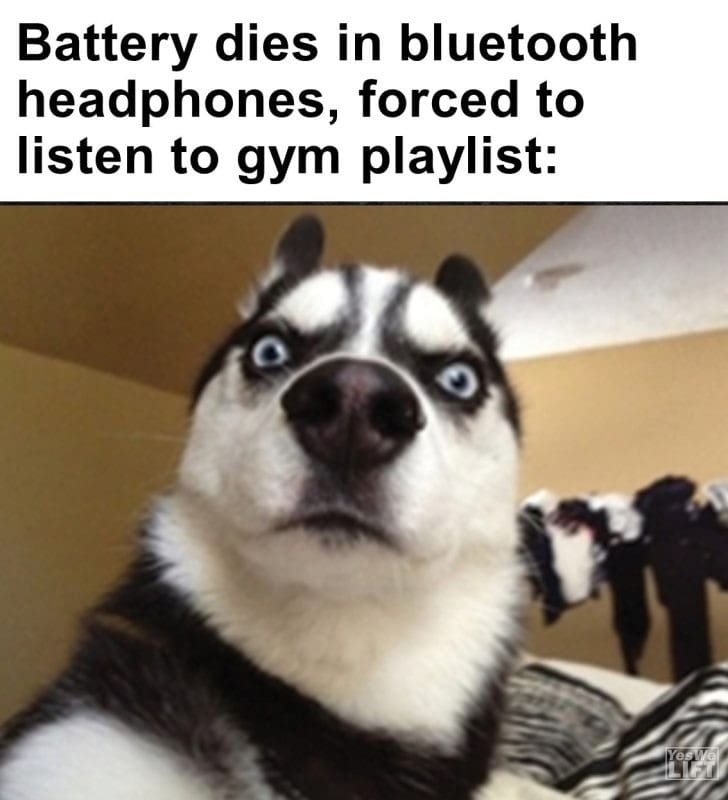 453 - Battery Dies In Bluetooth Headphones, Forced To Listen To Gym Playlist