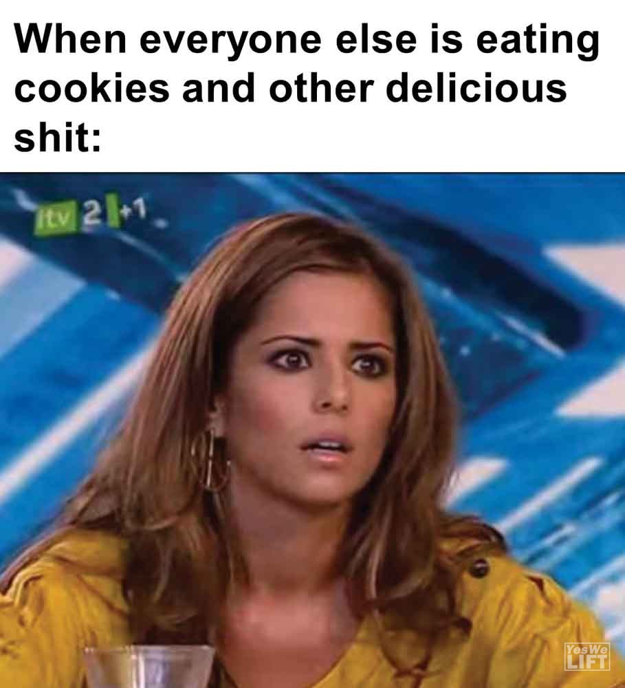 455   When Everyone Else Is Eating Cookies And Other Delicious Shit