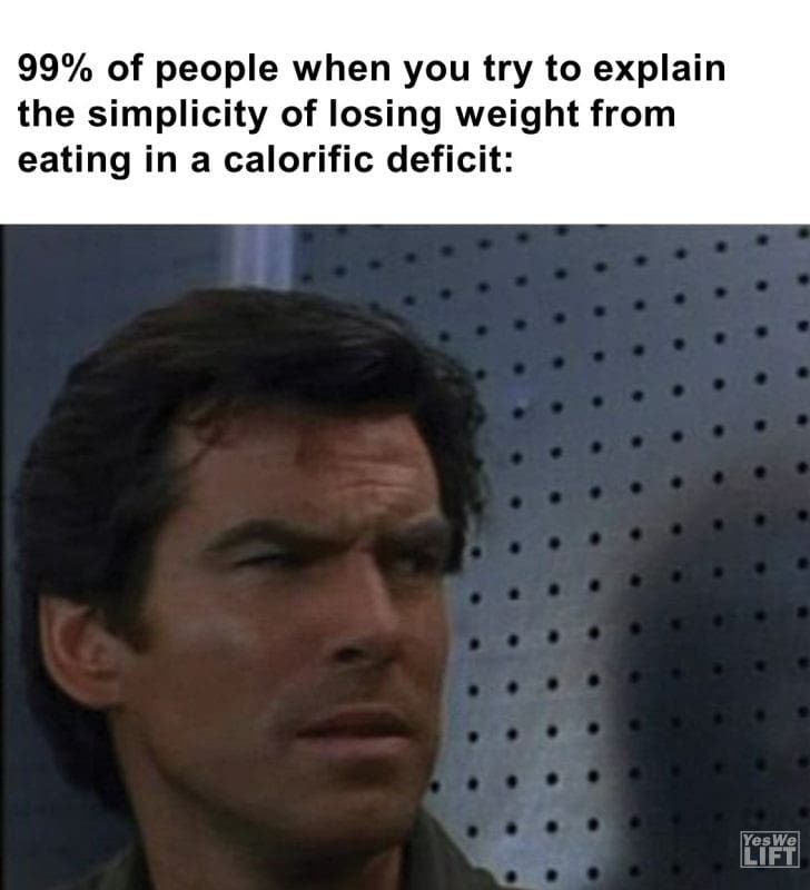 459 - 99 Of People When You Try To Explain The Simplicity Of Losing Weight From Eating In A Calorific Deficit