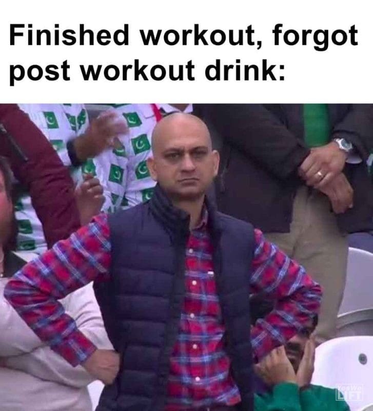 465 - Finished Workout, Forgot Post Workout Drink