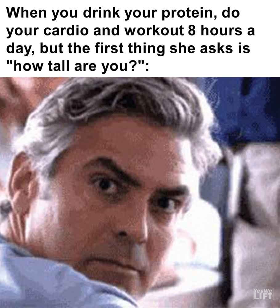 471 - When You Drink Your Protein, Do Your Cardio And Workout 8 Hours A Day, But The First Thing She Asks Is