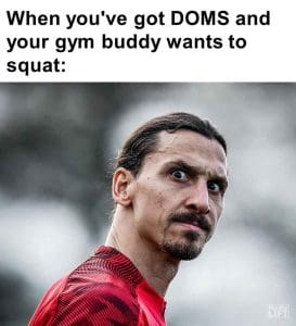 472   When You've Got Doms And Your Gym Buddy Wants To Squat