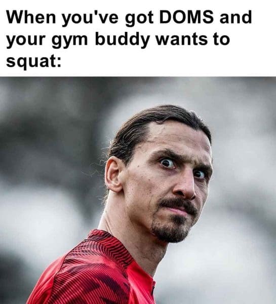 472   When You've Got Doms And Your Gym Buddy Wants To Squat