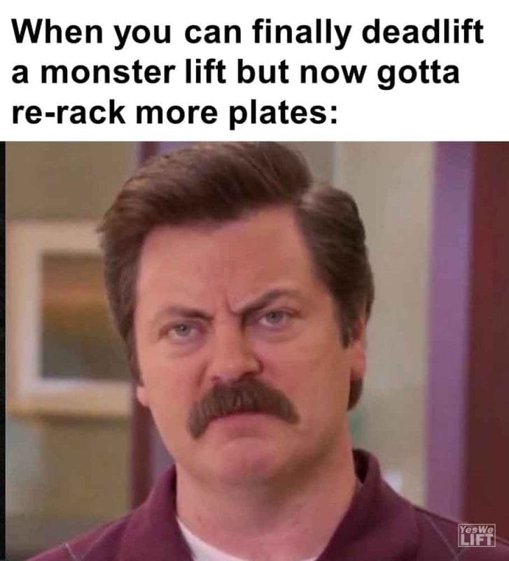475 - When You Can Finally Deadlift A Monster Lift But Now Gotta Rerack More Plates
