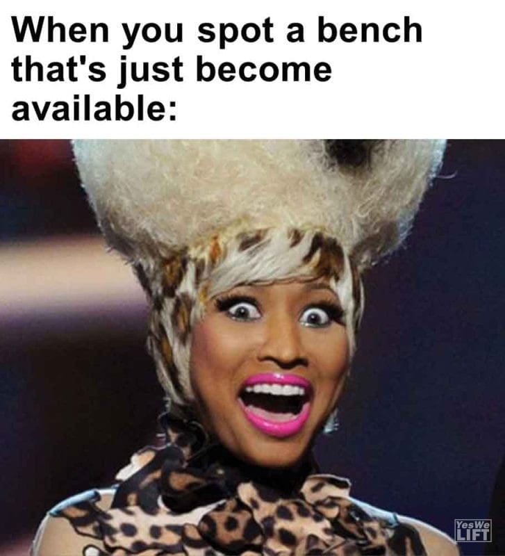 476 - When You Spot A Bench That's Just Become Available