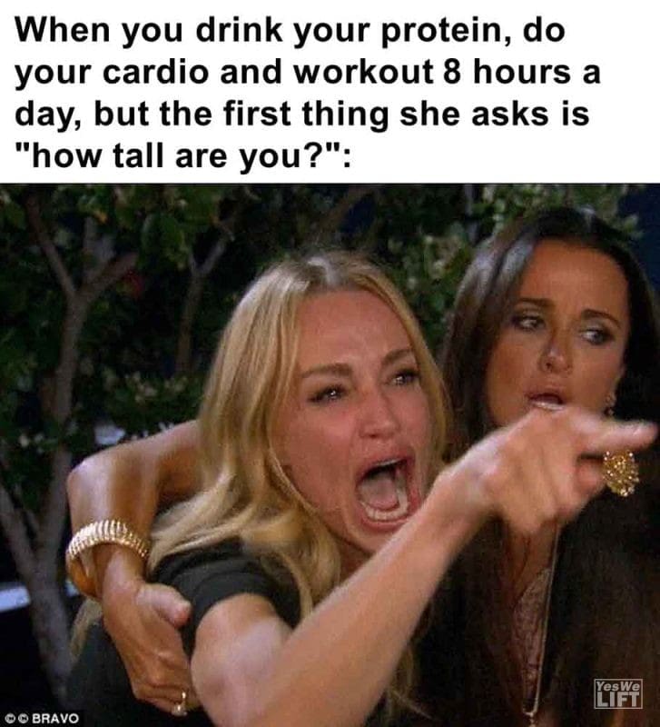 479 - When You Drink Your Protein, Do Your Cardio And Workout 8 Hours A Day, But The First Thing She Asks Is