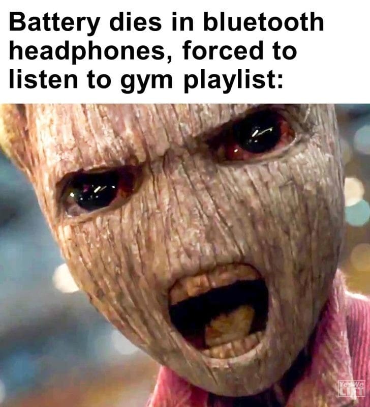 480 - Battery Dies In Bluetooth Headphones, Forced To Listen To Gym Playlist