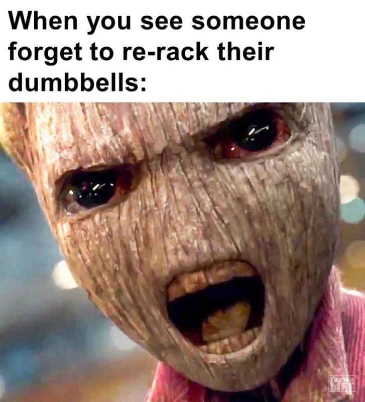 480 - When You See Someone Forget To Rerack Their Dumbbells