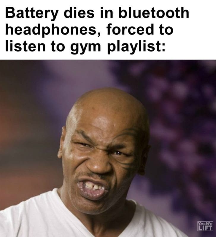 481 - Battery Dies In Bluetooth Headphones, Forced To Listen To Gym Playlist
