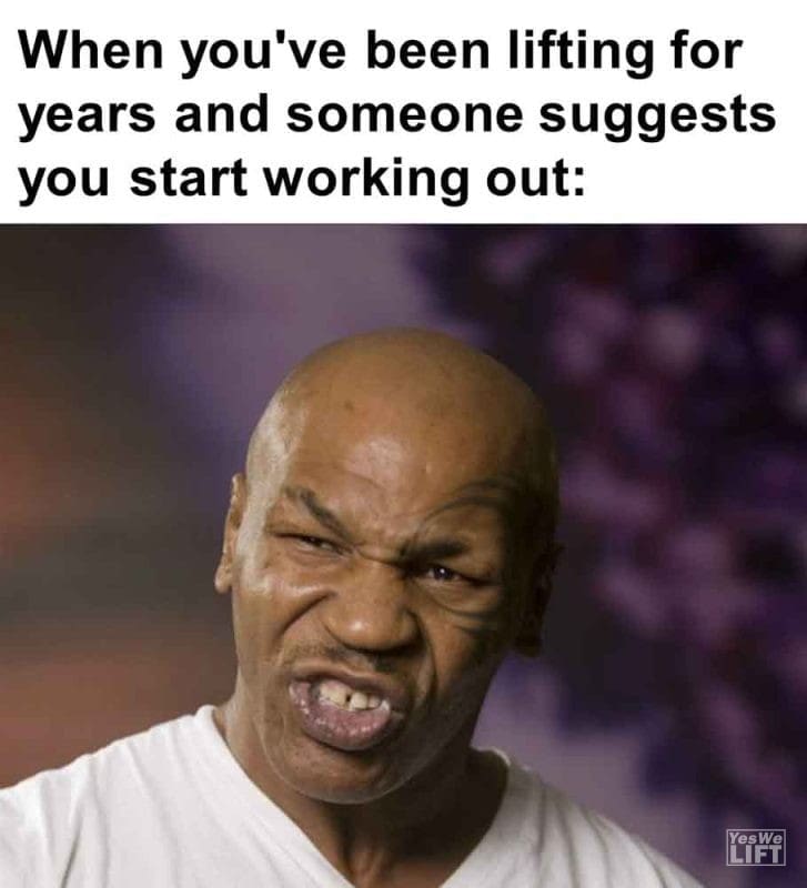 481 - When You've Been Lifting For Years And Someone Suggests You Start Working Out