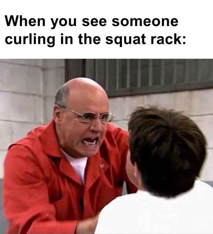 482 - When You See Someone Curling In The Squat Rack