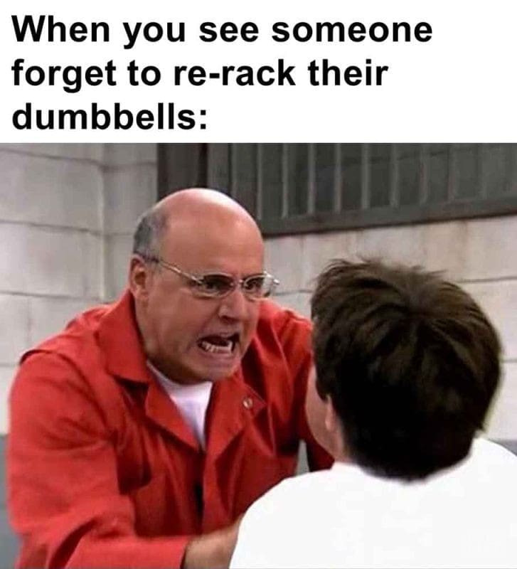 482 - When You See Someone Forget To Rerack Their Dumbbells