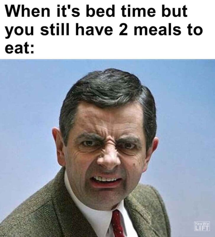 483   When It's Bed Time But You Still Have 2 Meals To Eat