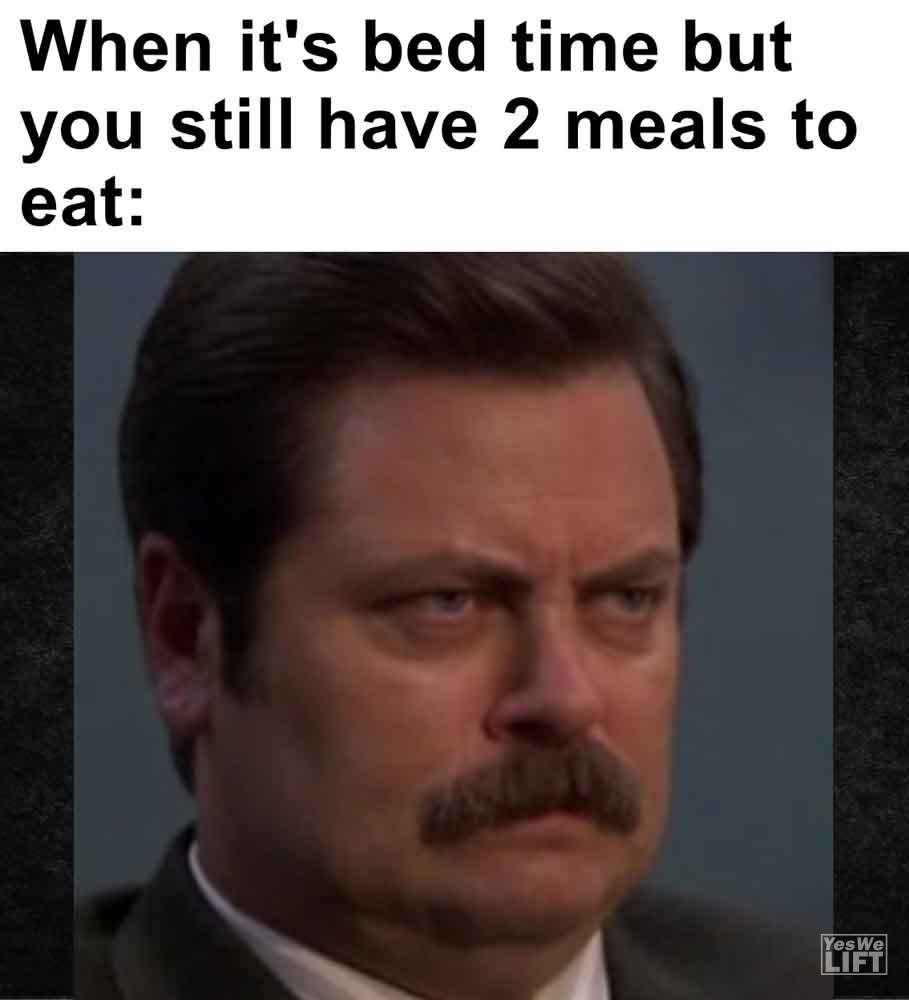 486   When It's Bed Time But You Still Have 2 Meals To Eat