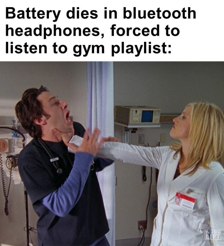 488 - Battery Dies In Bluetooth Headphones, Forced To Listen To Gym Playlist