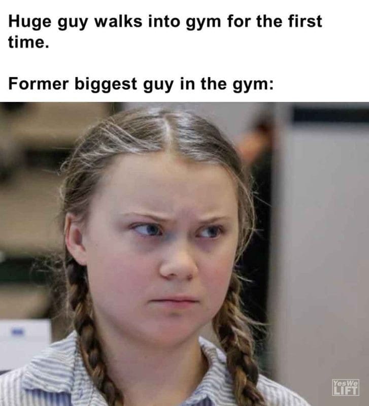 490 - Huge Guy Walks Into Gym For The First Time. Former Biggest Guy In The Gym