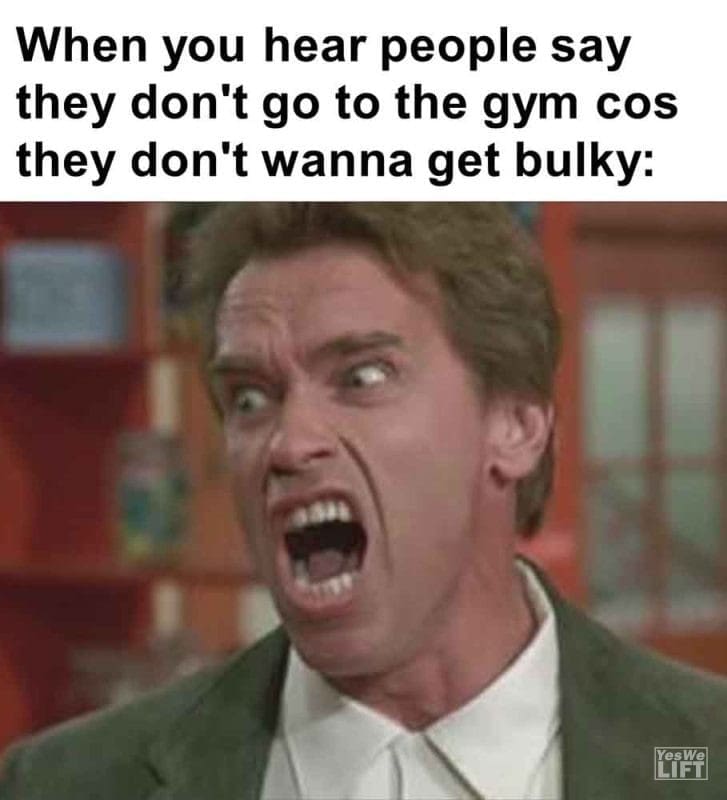 494 - When You Hear People Say They Don't Go To The Gym Cos They Don't Wanna Get Bulky
