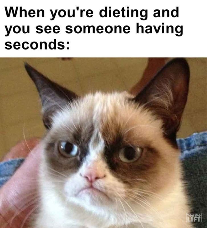 500 - When You're Dieting And You See Someone Having Seconds