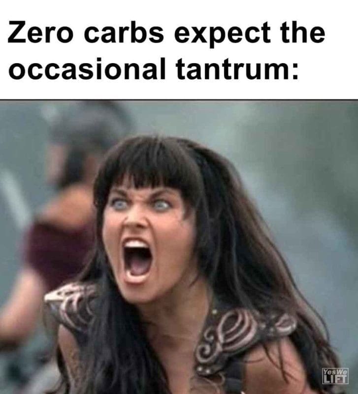 502 - Zero Carbs Expect The Occasional Tantrum