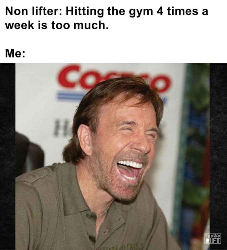 503 - Non Lifter Hitting The Gym 4 Times A Week Is Too Much. Me
