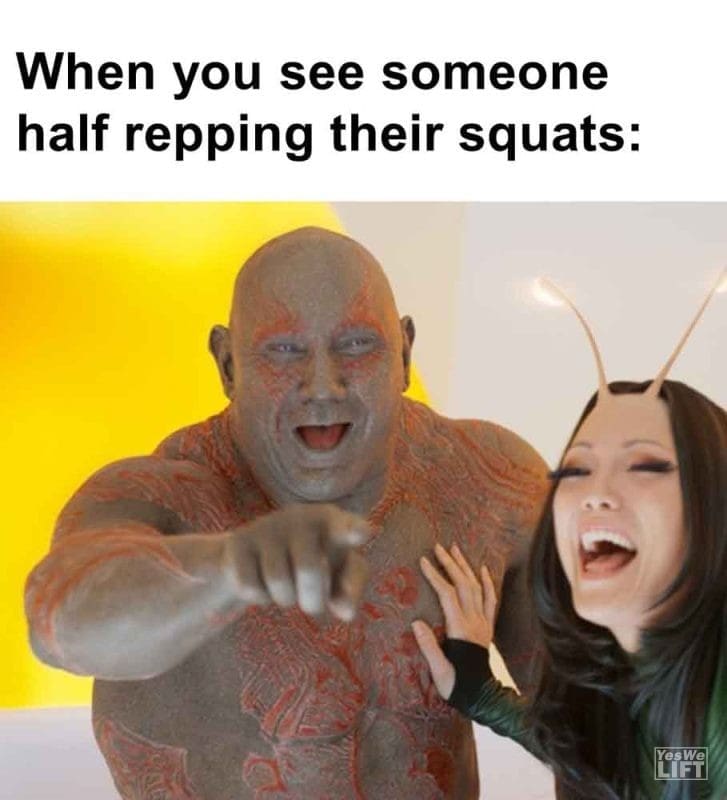508 - When You See Someone Half Repping Their Squats