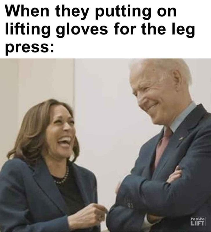 517 - When They Putting On Lifting Gloves For The Leg Press