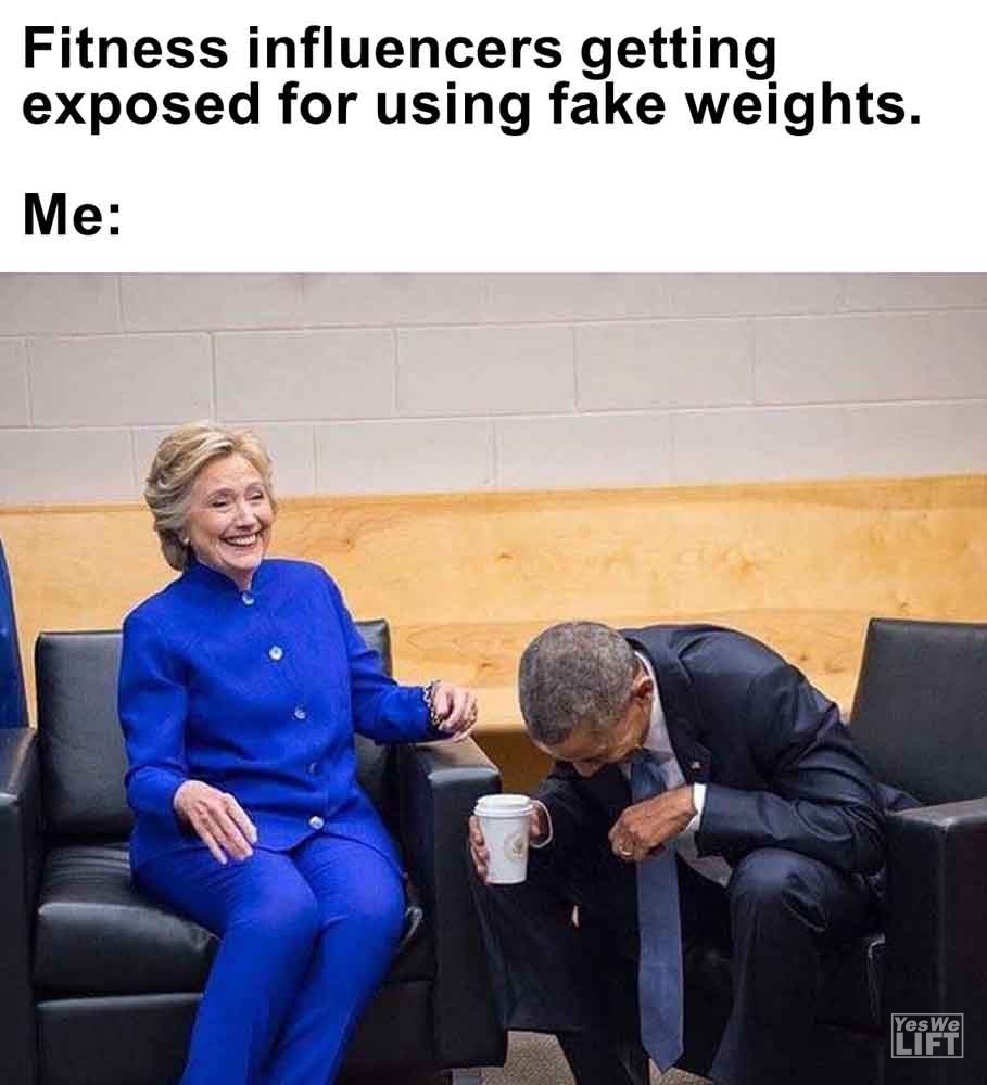 526   Fitness Influencers Getting Exposed For Using Fake Weights. Me