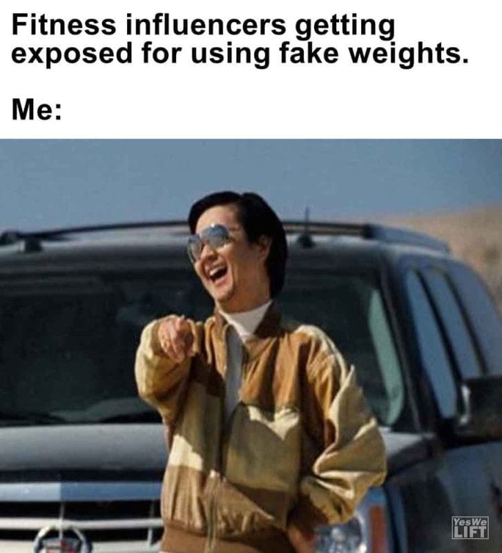 527 - Fitness Influencers Getting Exposed For Using Fake Weights. Me