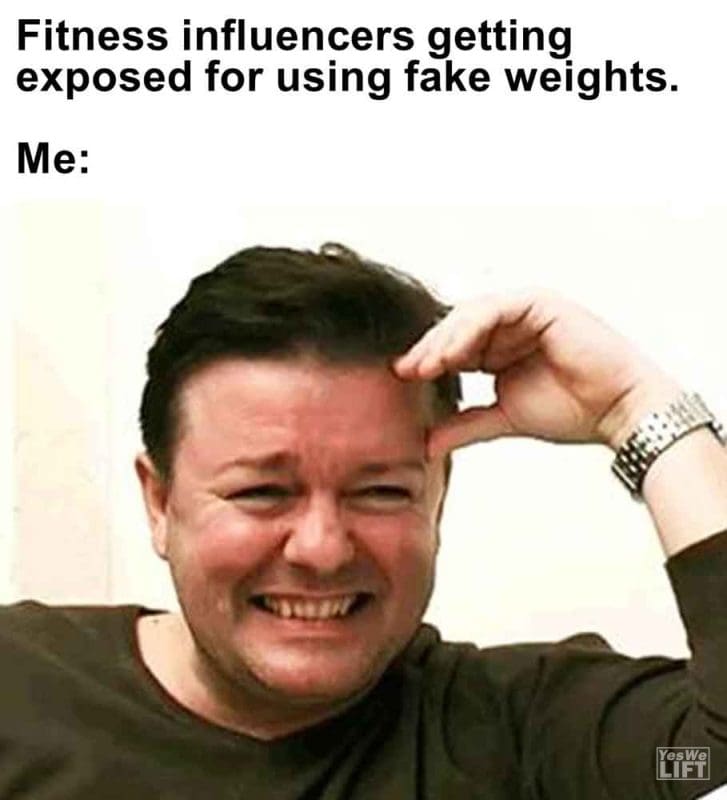 528 - Fitness Influencers Getting Exposed For Using Fake Weights. Me