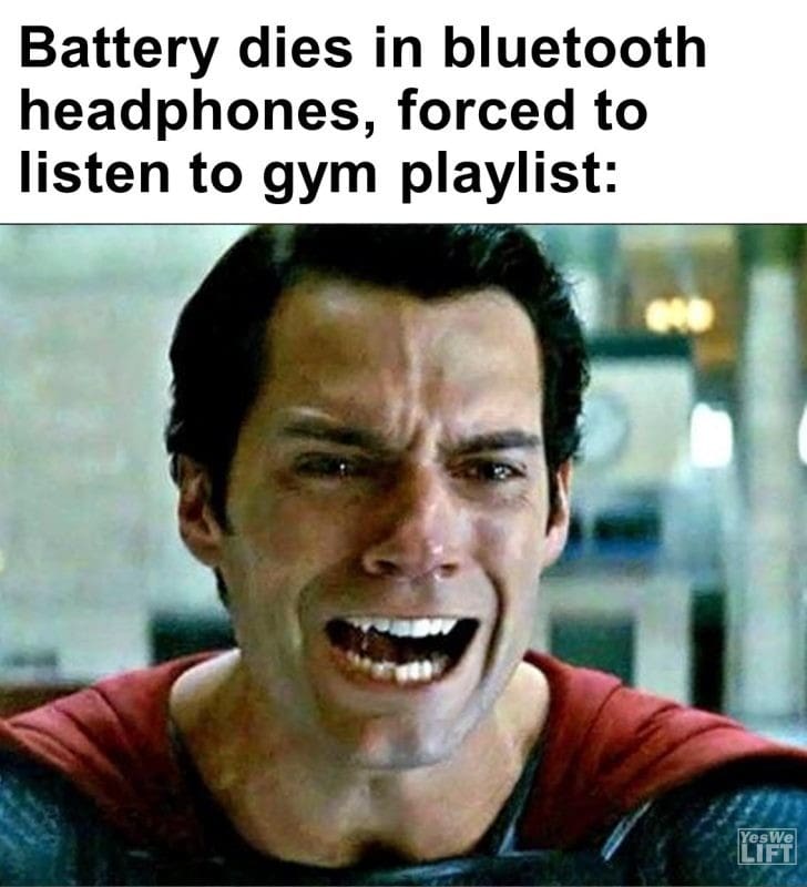 538 - Battery Dies In Bluetooth Headphones, Forced To Listen To Gym Playlist