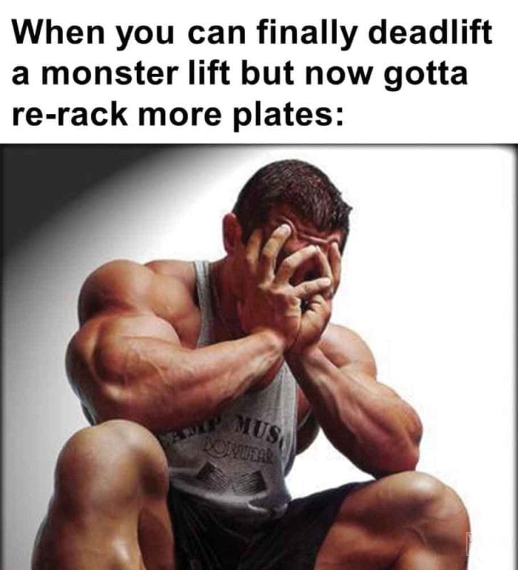 543 - When You Can Finally Deadlift A Monster Lift But Now Gotta Rerack More Plates