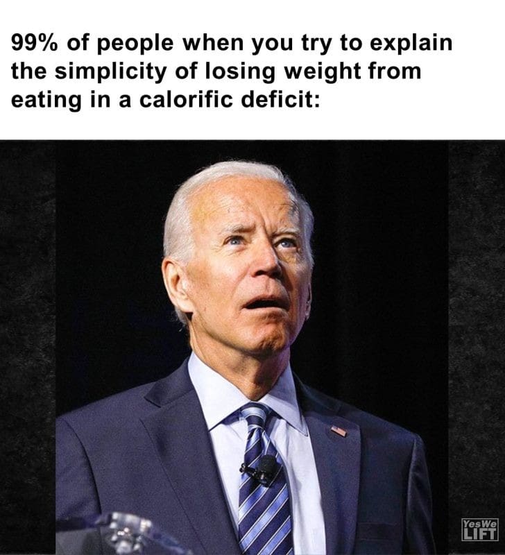 547 - 99 Of People When You Try To Explain The Simplicity Of Losing Weight From Eating In A Calorific Deficit