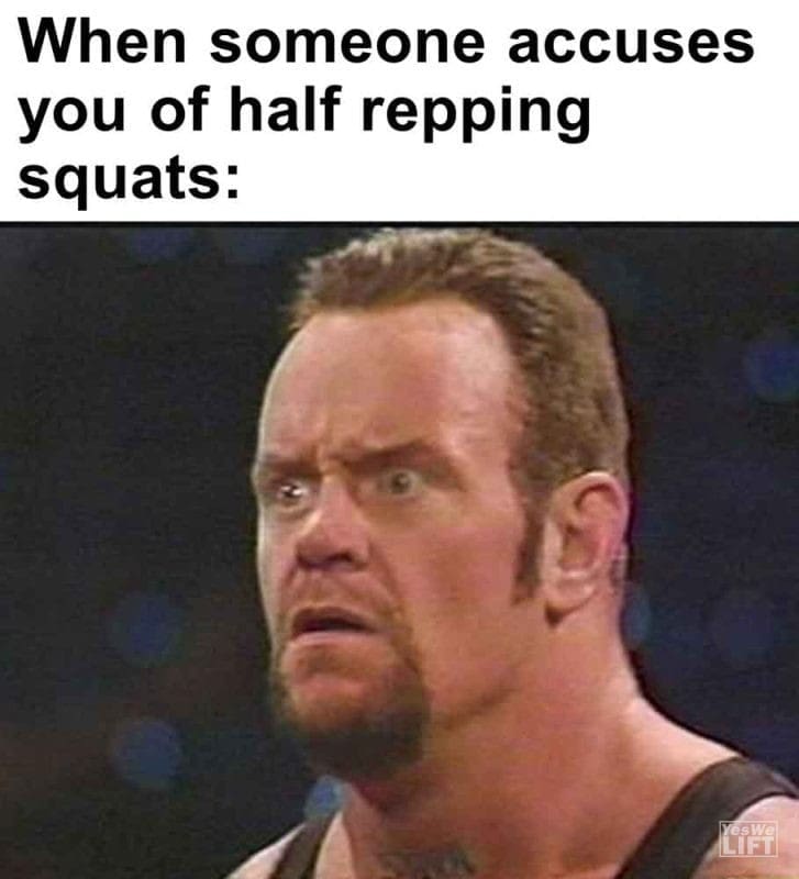 552 - When Someone Accuses You Of Half Repping Squats