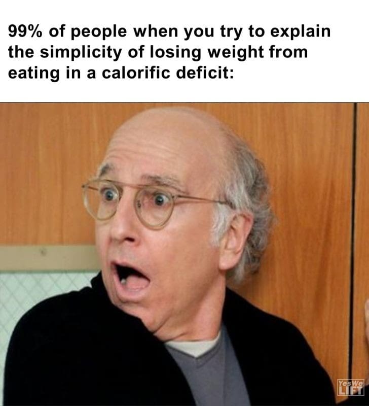 553 - 99 Of People When You Try To Explain The Simplicity Of Losing Weight From Eating In A Calorific Deficit