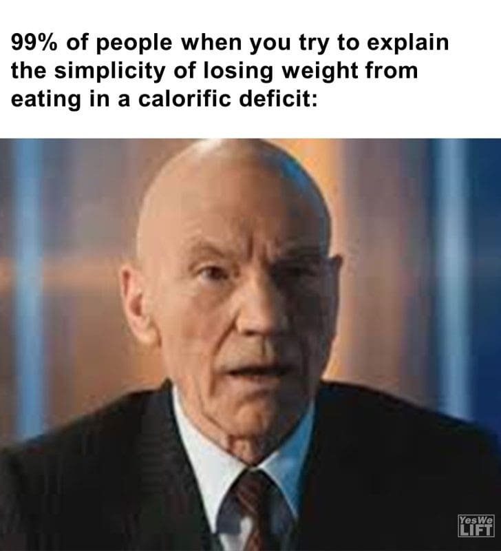554 - 99 Of People When You Try To Explain The Simplicity Of Losing Weight From Eating In A Calorific Deficit