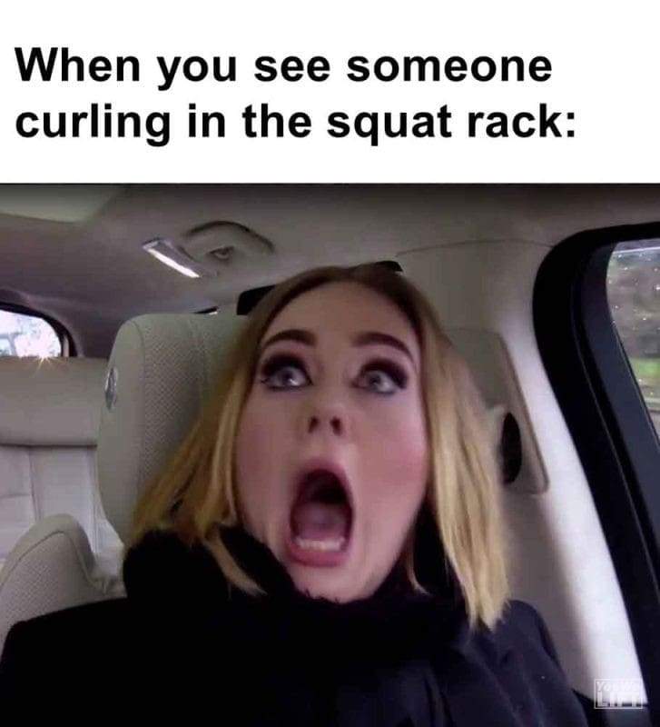555 - When You See Someone Curling In The Squat Rack